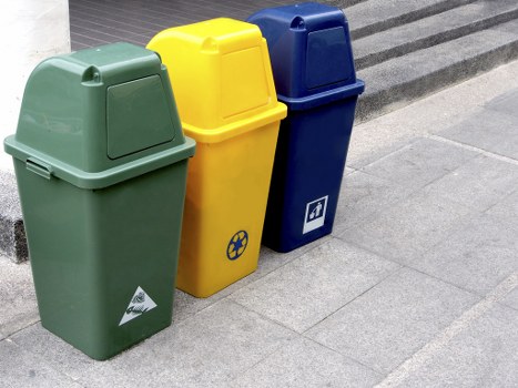 Recycling process in action in Tufnell Park